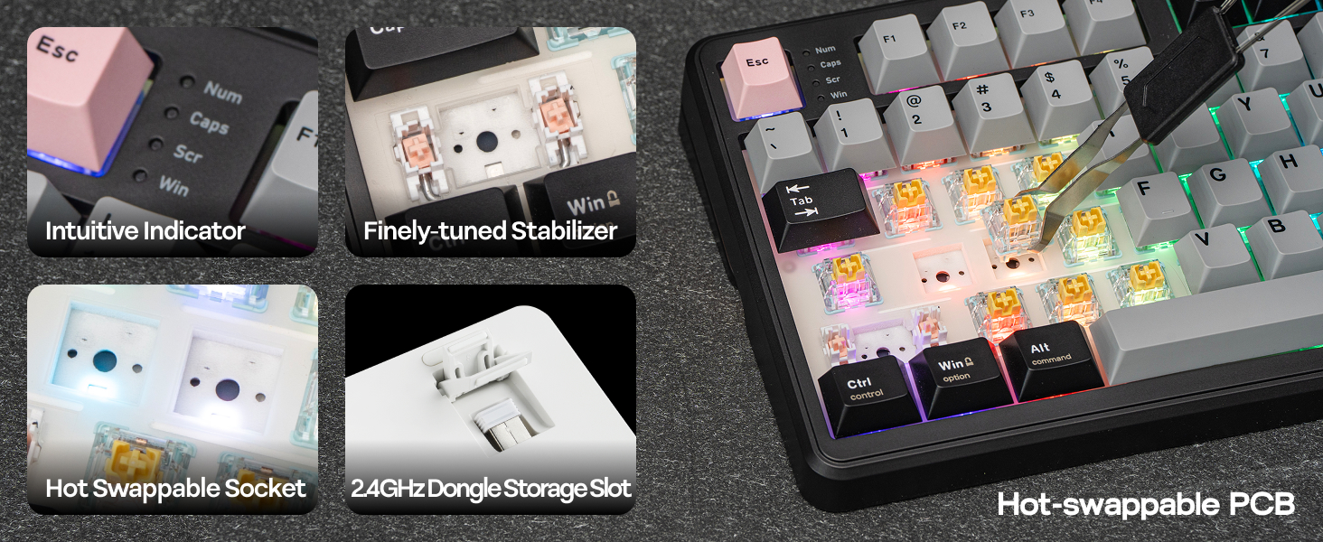 EPOMAKER TH99 PRO Hot-swappable PCB