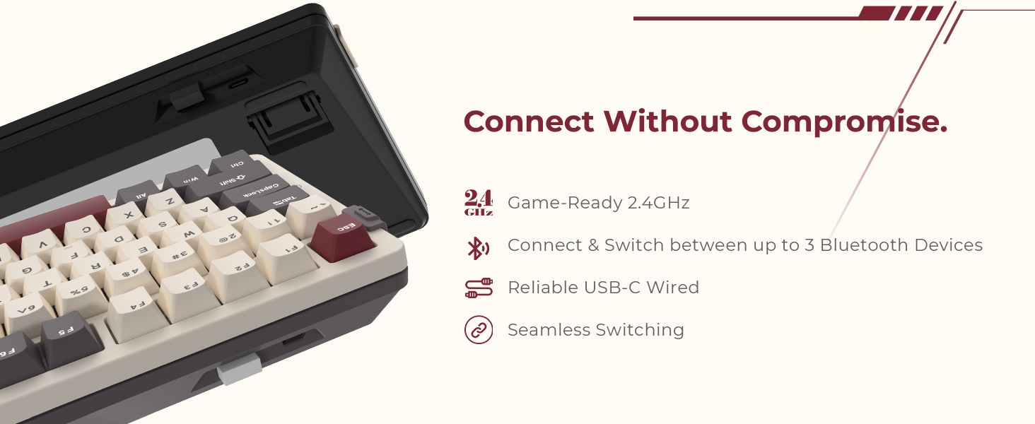 Rosewill Neon 75% Wireless Mechanical Keyboard