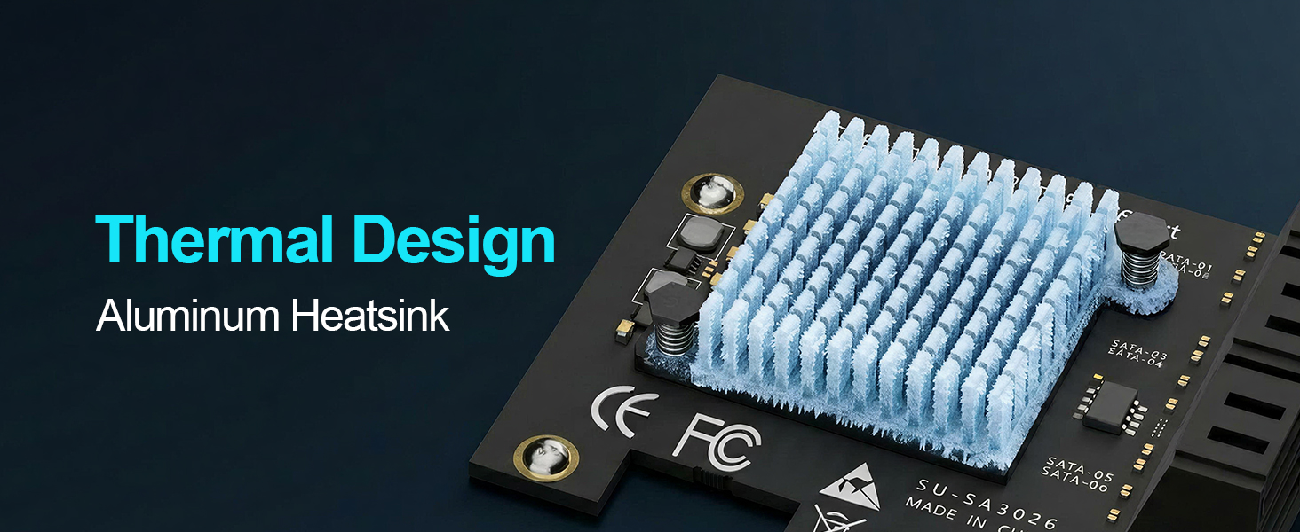 6 port pcie sata adapter