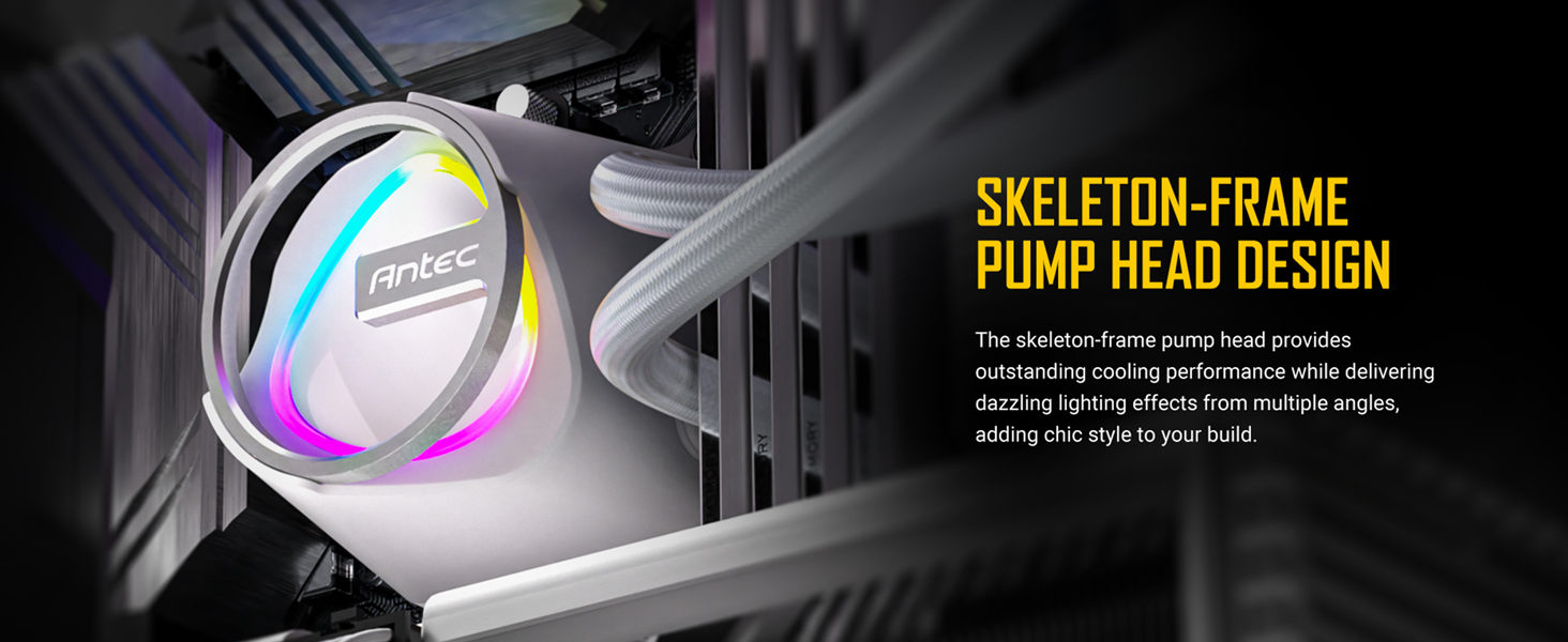 Antec Skeleton Matrix 360 ARGB White Liquid CPU Cooler