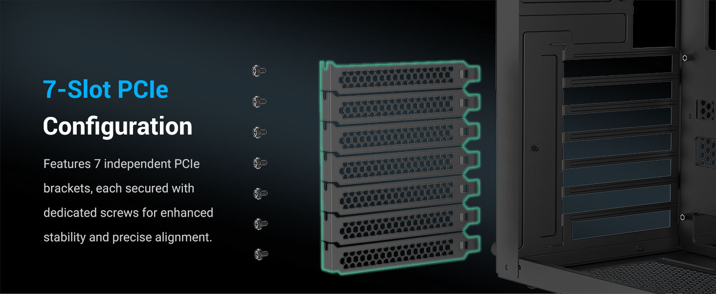 SAMA V60E Mid-Tower  Black Computer Case