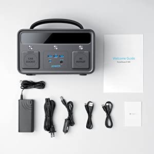 Anker Portable Power Station, Powerhouse II 300, 300W/288Wh Solar