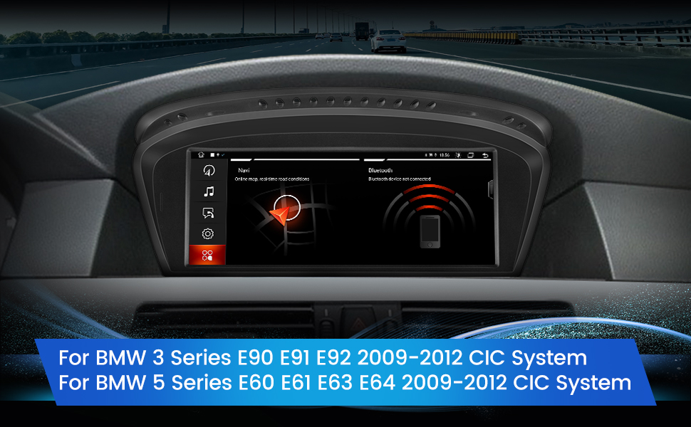 AUTORADIO GPS CIC BMW série 5, E60, E61, E90, E91, E92, Carplay+