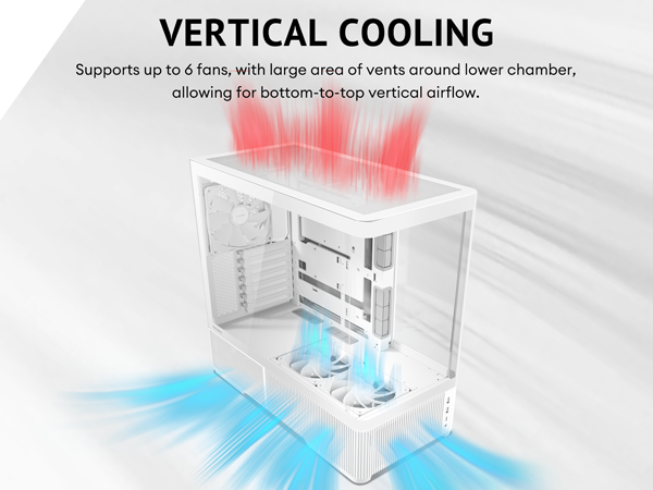  Antec C6 Curve Air White Mid-Tower Case