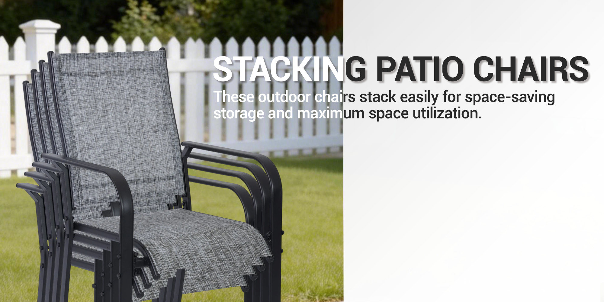 stacking patio chairs