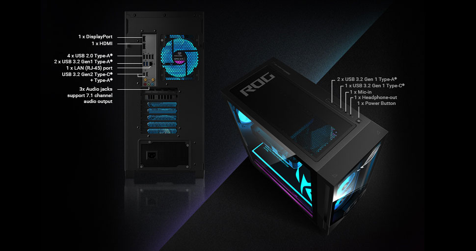 ASUS GM700TZ-PS776 Gaming Desktop PC 