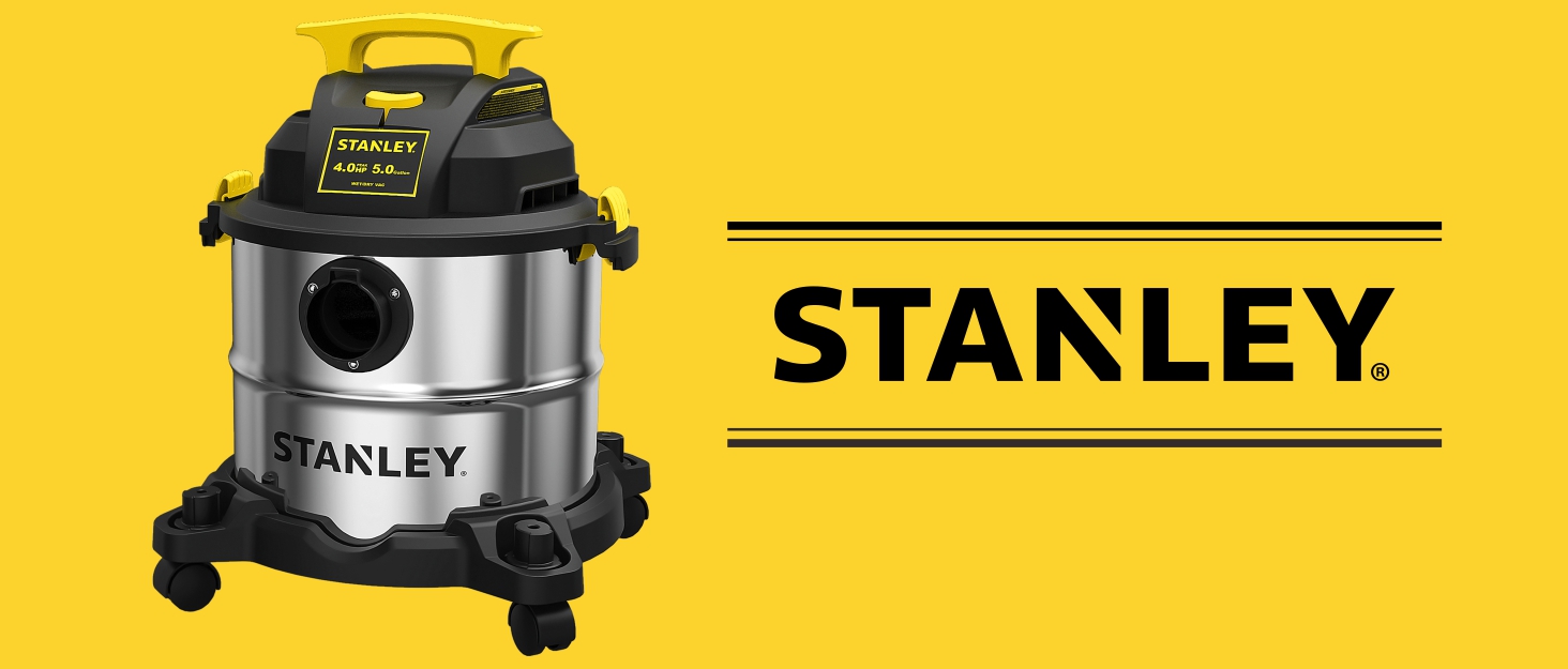 Stanley Sl18115 4 HP Wet/Dry Vacuum with Stainless Steel Tank 5 Gallon