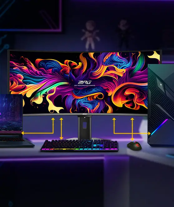 MSI MPG 341CQR QD-OLED X36 Curved Gaming Monitor