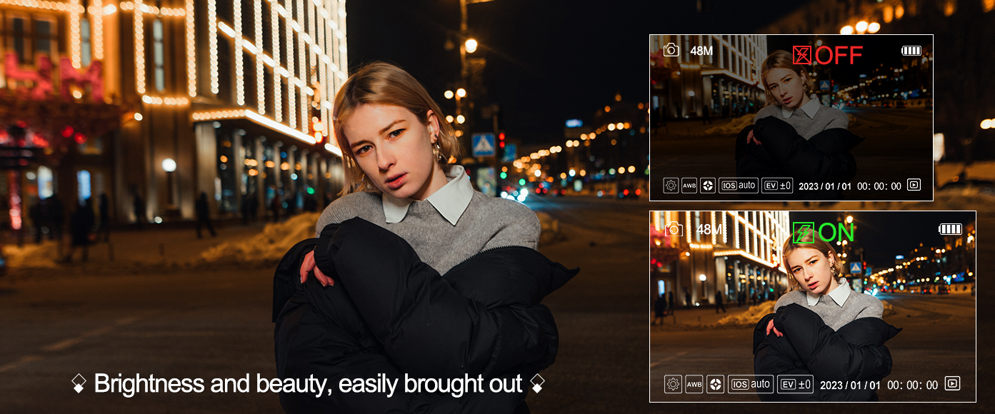 Low Light Brightening Mode