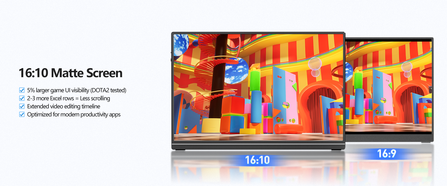 V1Pro 16 Inch 2.5K Portable Gaming Monitor