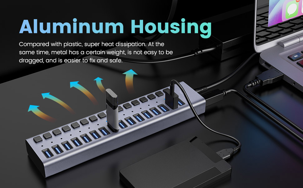 16 Ports 90W USB 3.0 Data Port