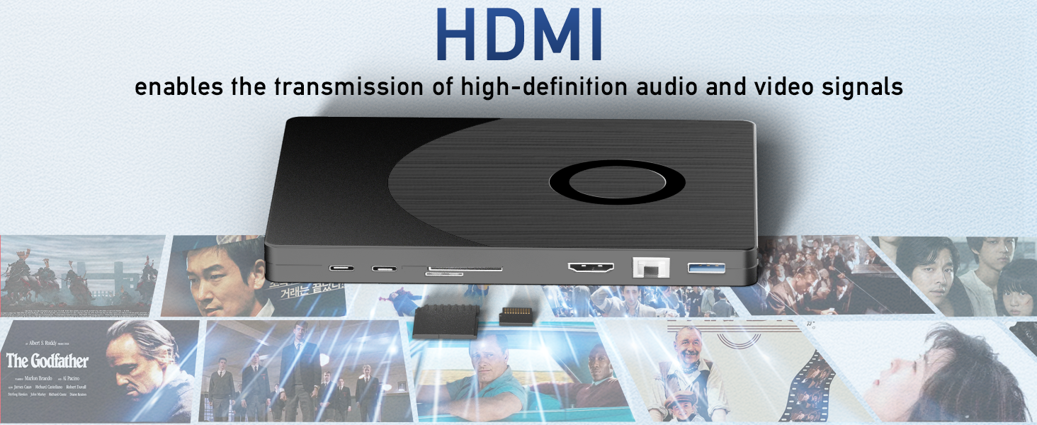 8 in 1 External Bluray/DVD Drive for Laptop PC, External CD/DVD Drive Support 100G Disc 3D