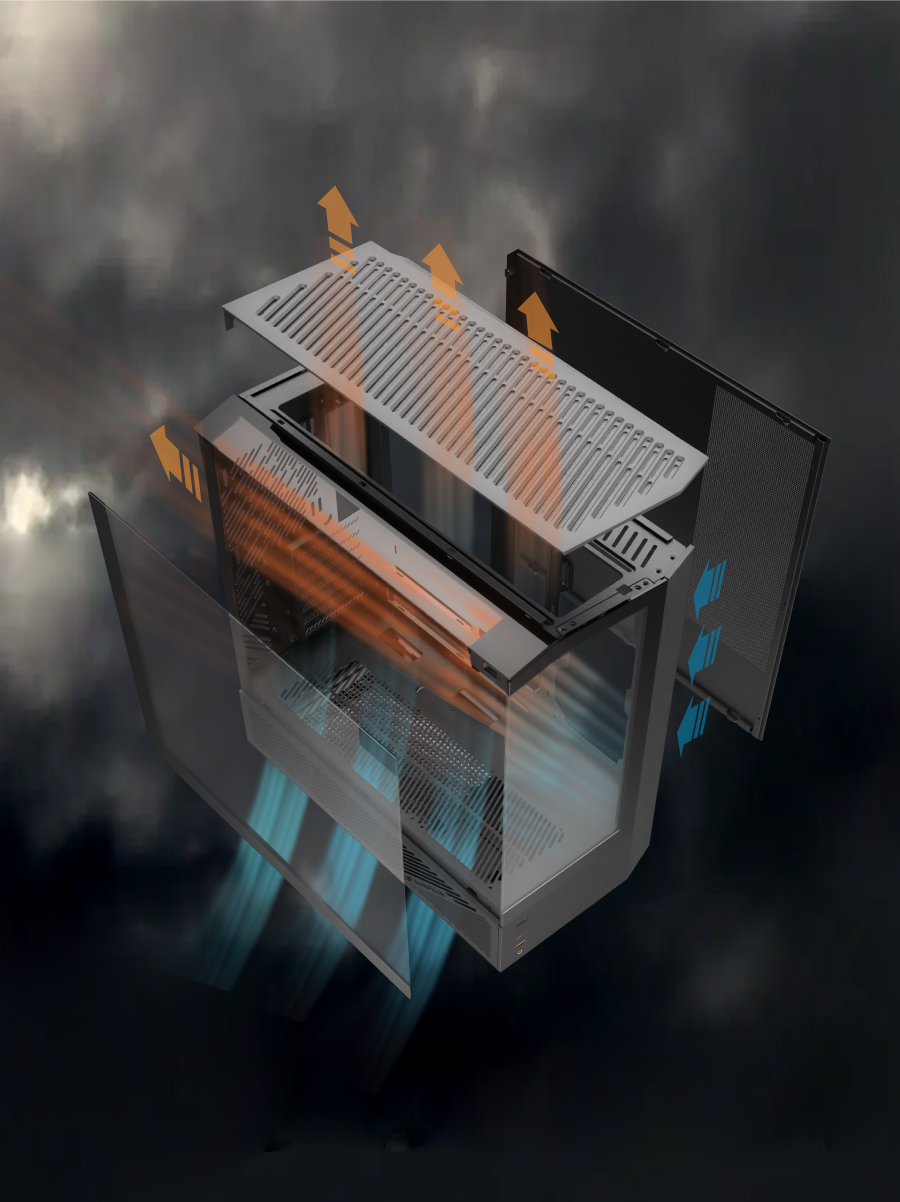 darkFlash DY460 ATX PC Case