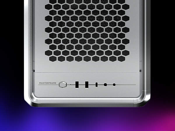 Cooler Master MasterFrame 600 Silver ATX Mid-Tower PC Case