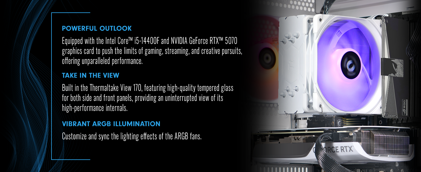 Thermaltake LCGS NE i1470-V170S Gaming Desktop 