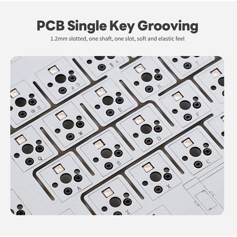 PCB Single Key Grooving