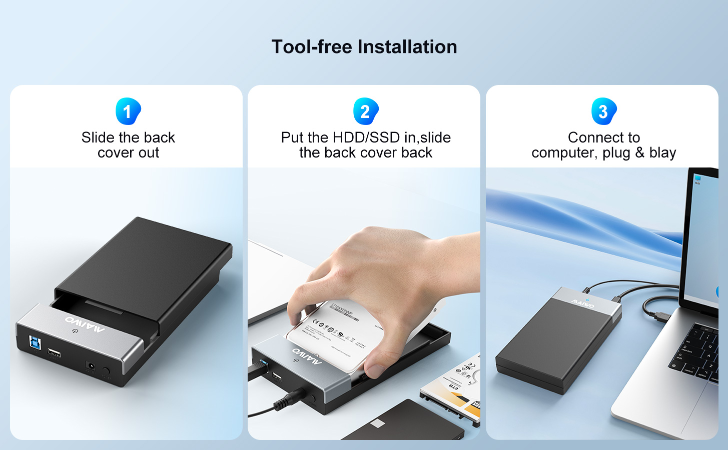 EXTERNAL HARD DRIVE ENCLOSURE