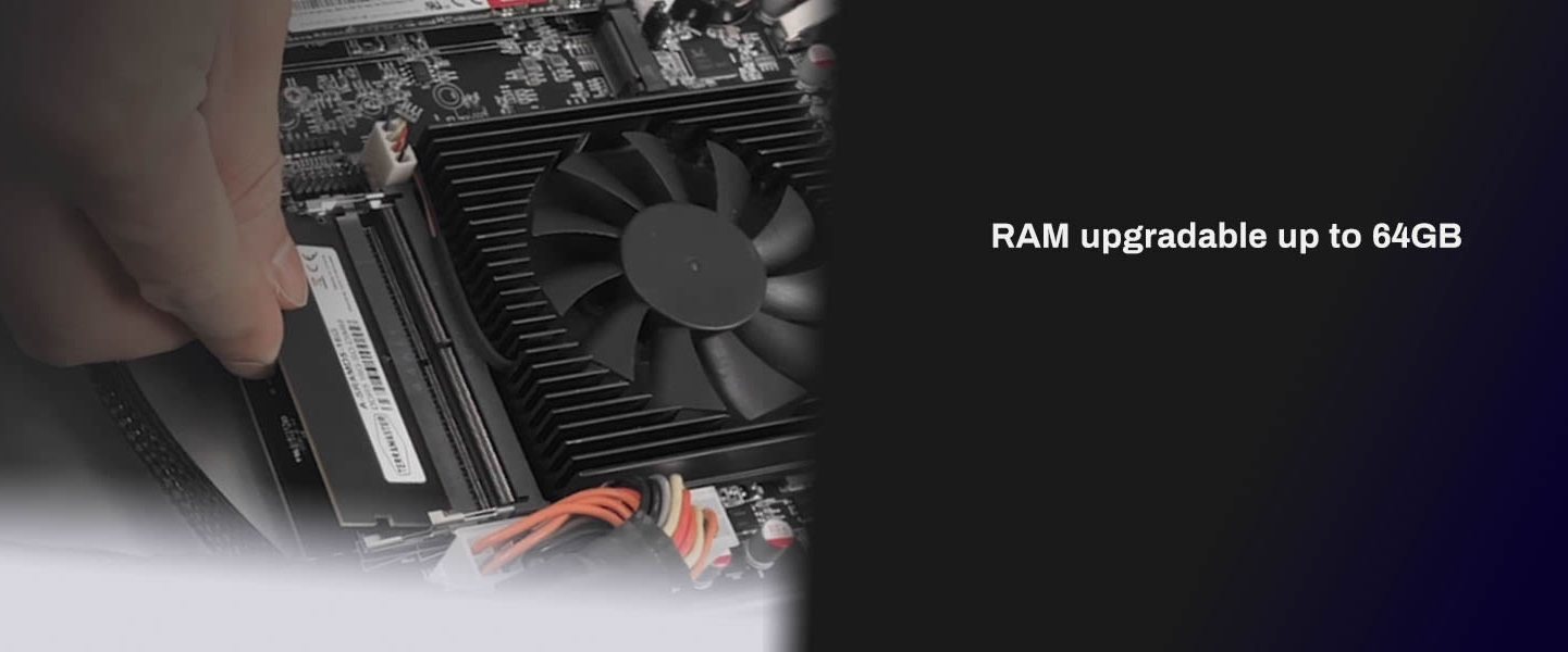 ram upgradable up to 64GB