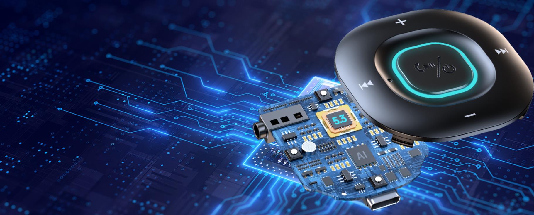 The latest Bluetooth 5.3 technology is more stable wireless to your devices