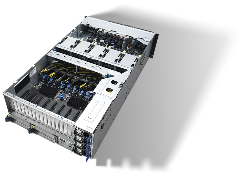 ASUS ESC8000-E12P-32W 4U 8-GPU AI Training Server 