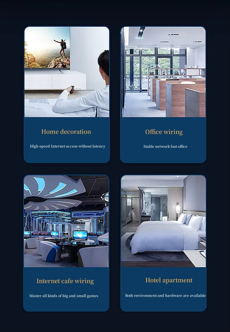 HANNORD Flat Ethernet Cable Cat 8