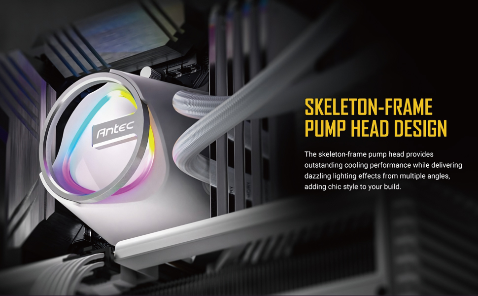 Antec Skeleton 360 ARGB White Liquid CPU Cooler