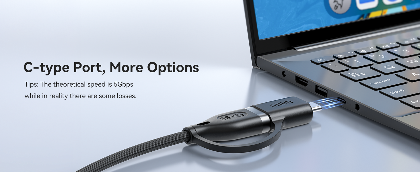 VR Link Cable with Charging 16FT/5M Compatible with Quest 3/3S/2/Pico 4 Accessories