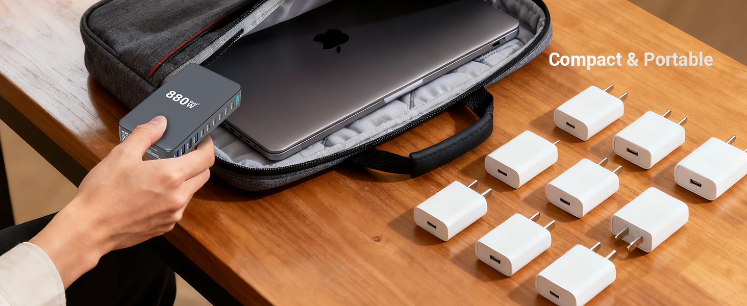 Simply connect your devices and let our safety-engineered charging system do the work