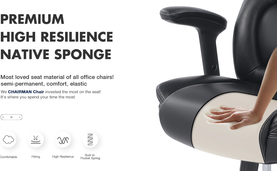 Native Foam - Drafting Chair - Office Chair - Drafting Stool