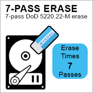 7-pass Erase