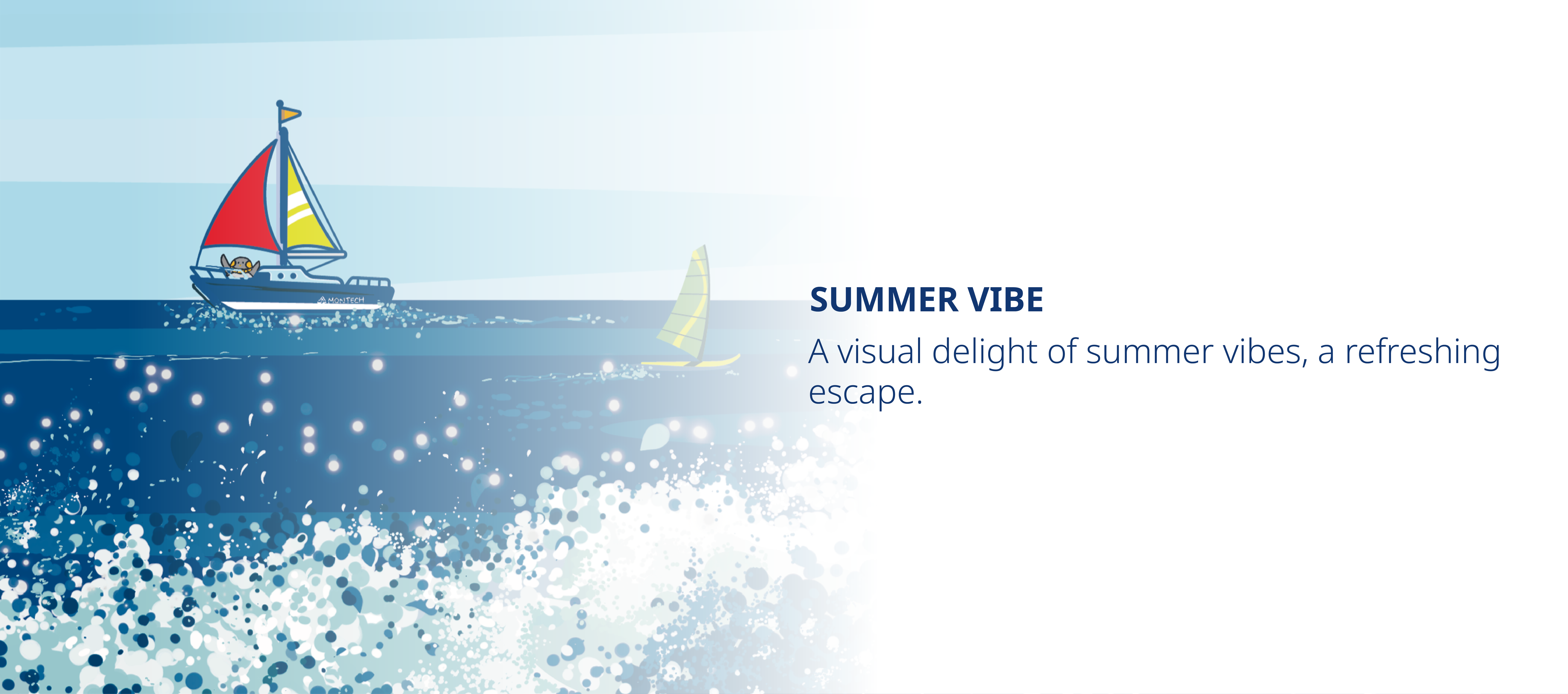 Montech Summer Vibe Gaming Mouse Pad