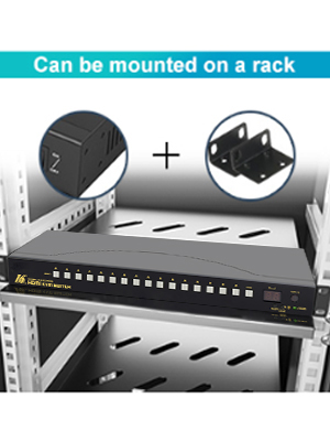 Standard 1U 19-inch Rack Mount