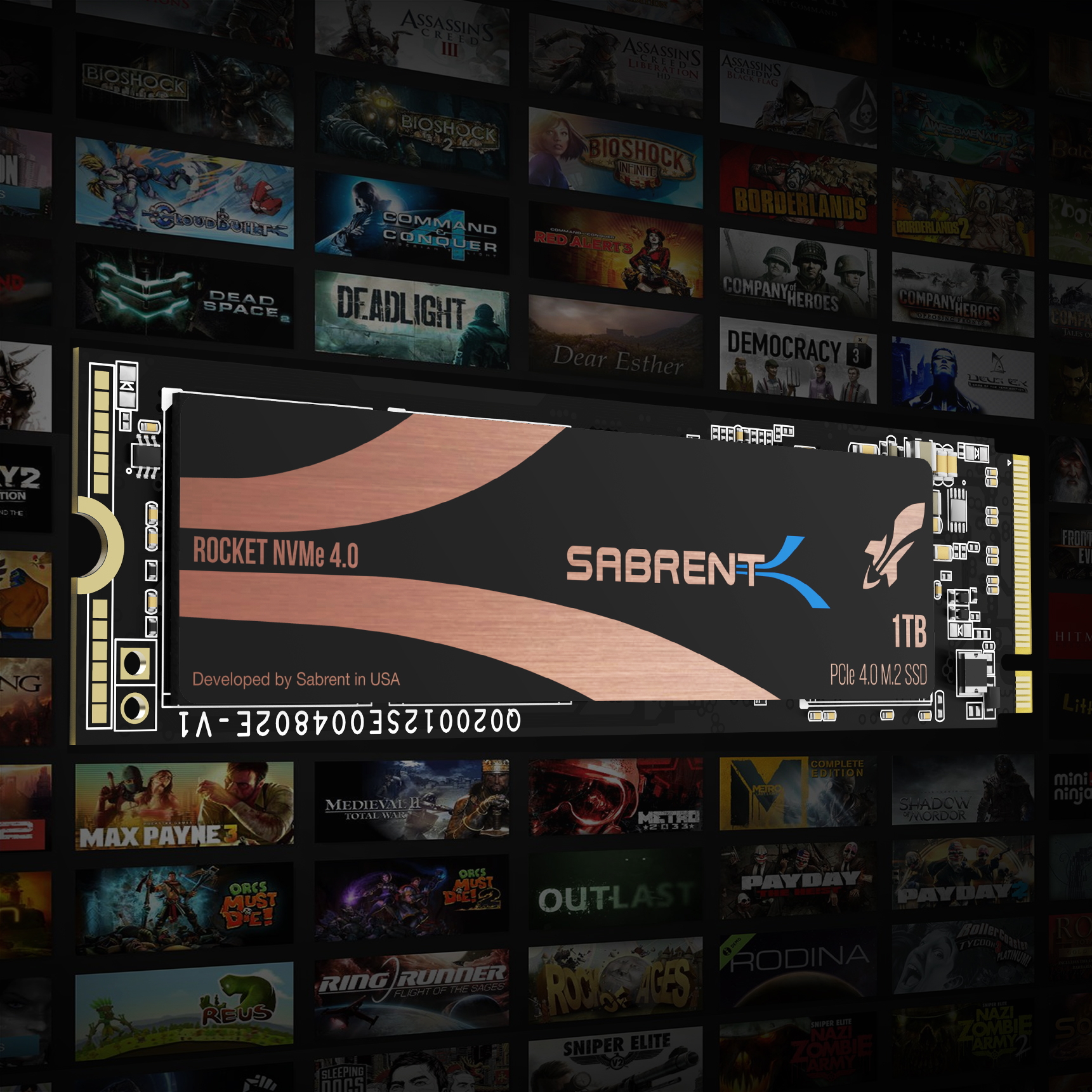 SABRENT 1TB Rocket NVMe 4.0 Gen4 PCIe M.2 Internal SSD Extreme Performance  Solid State Drive (SB-ROCKET-NVMe4-1TB) - Newegg.com