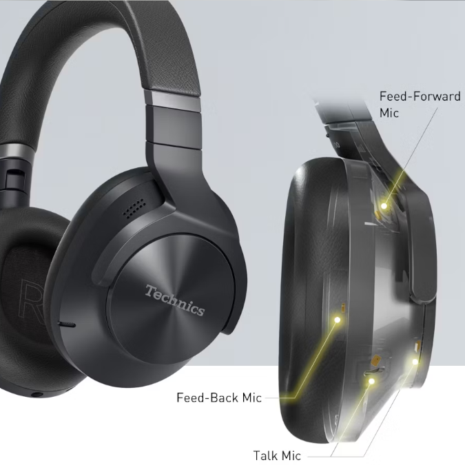 Microphones on Technics EAH-A800