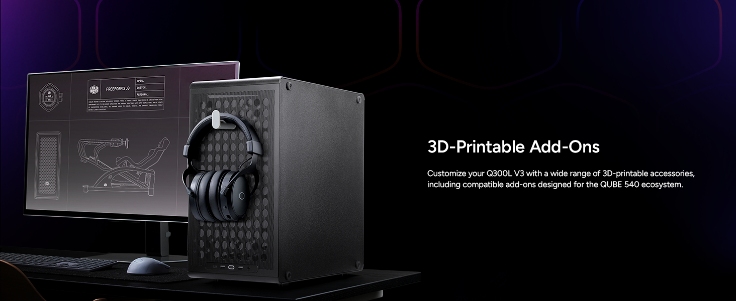 Cooler Master Q300L V3 Micro-ATX PC Case