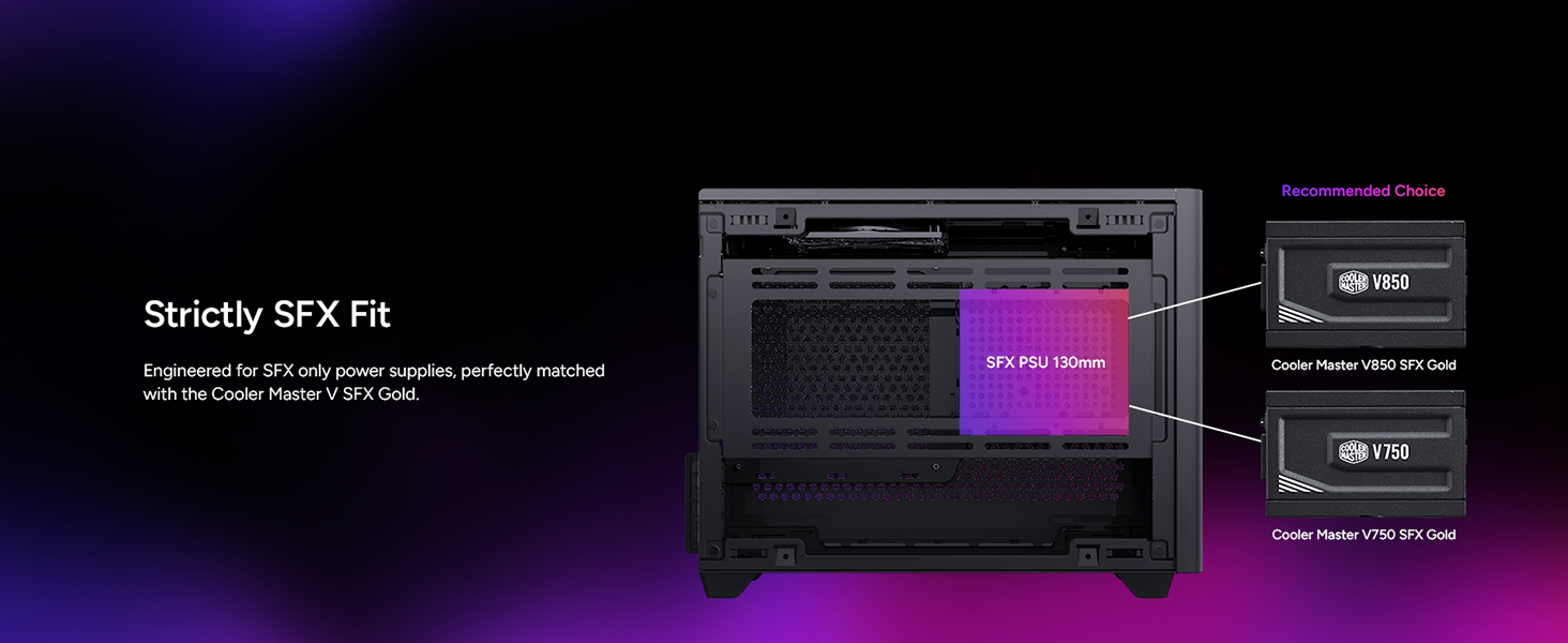 Cooler Master NR200 SFF Small Form Factor Mini-ITX Case 