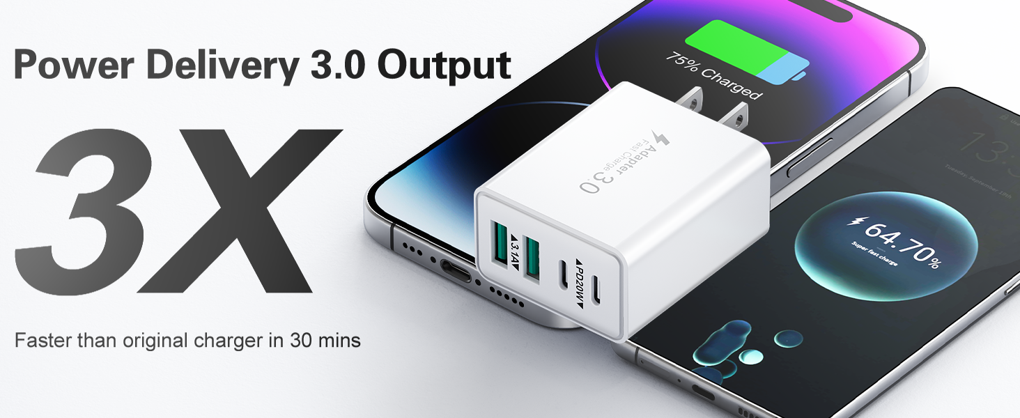 Portable, Compact Design      One Charger Block for all your devices     Great choice for travel