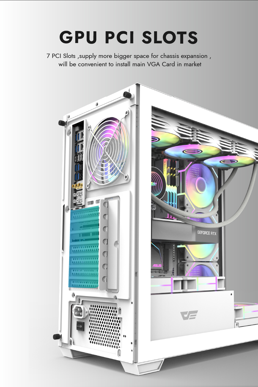 darkFlash DS900 ATX PC Case White