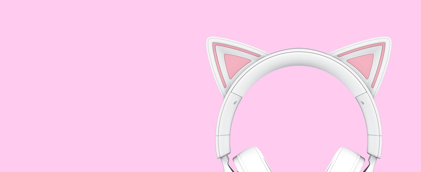 Razer Kraken Kitty V3 X Wired Gaming Headset - White