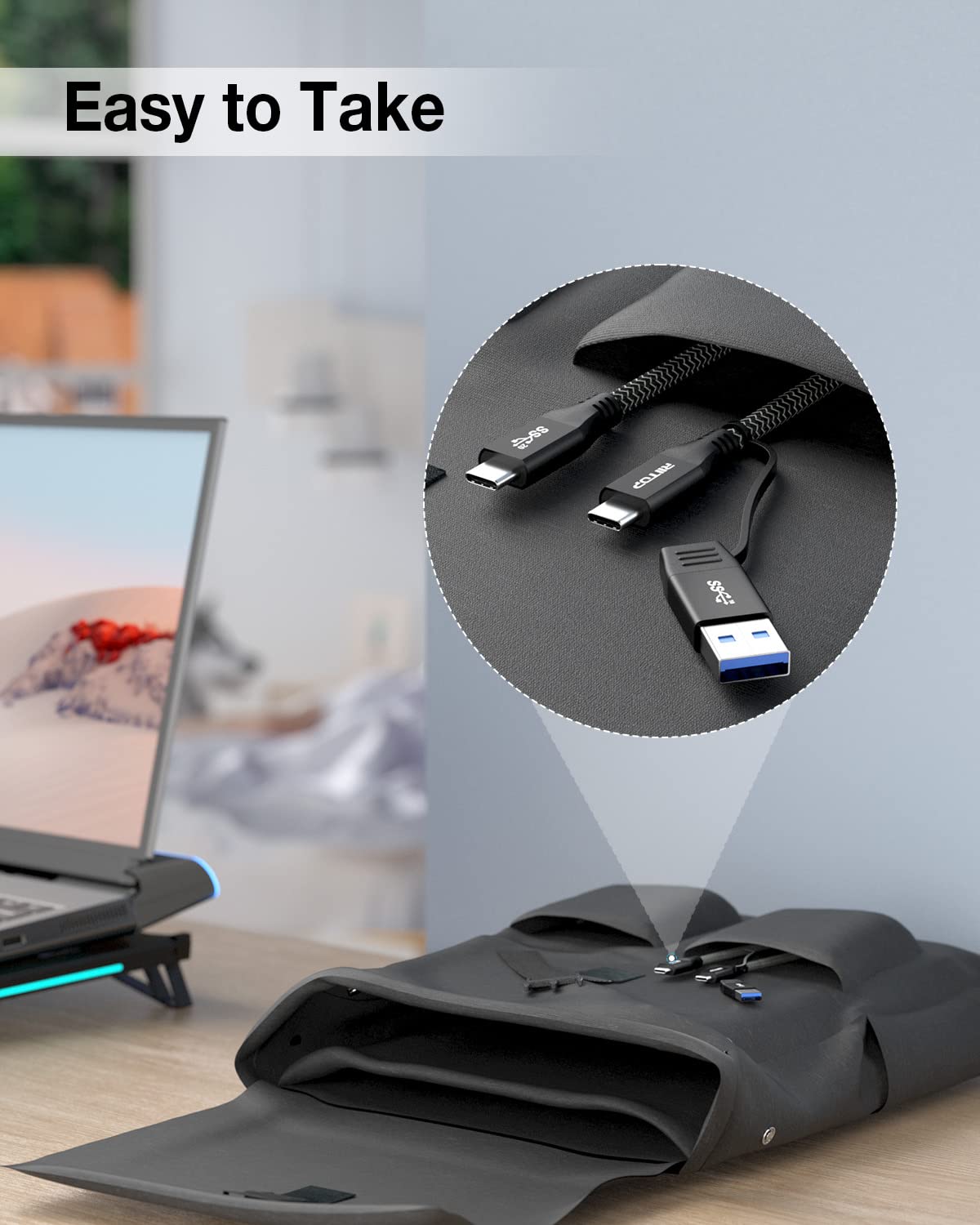 usb 3.2 type c to c cable 20Gbps