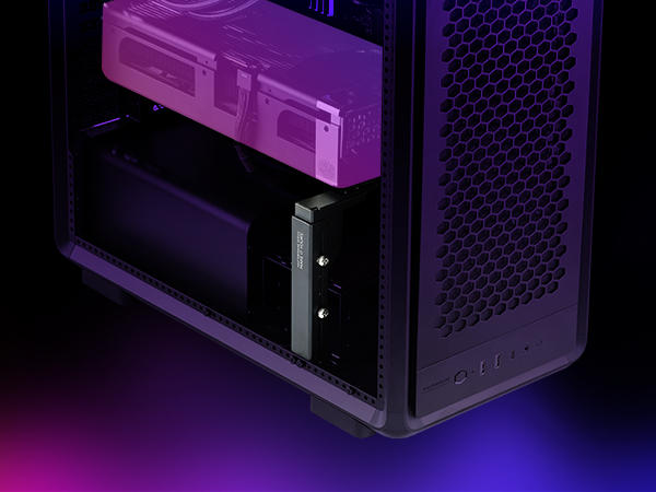 Cooler Master MasterFrame 600 Black ATX Mid-Tower PC Case