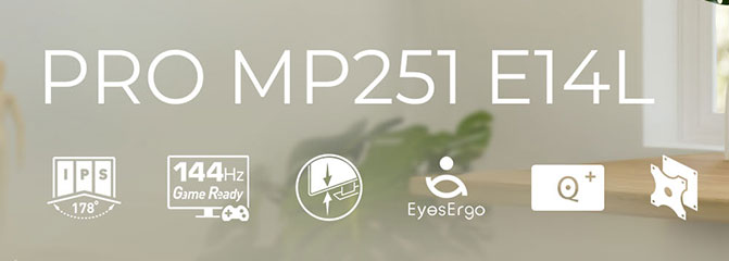 MSI PRO MP251E14L Computer Monitor 