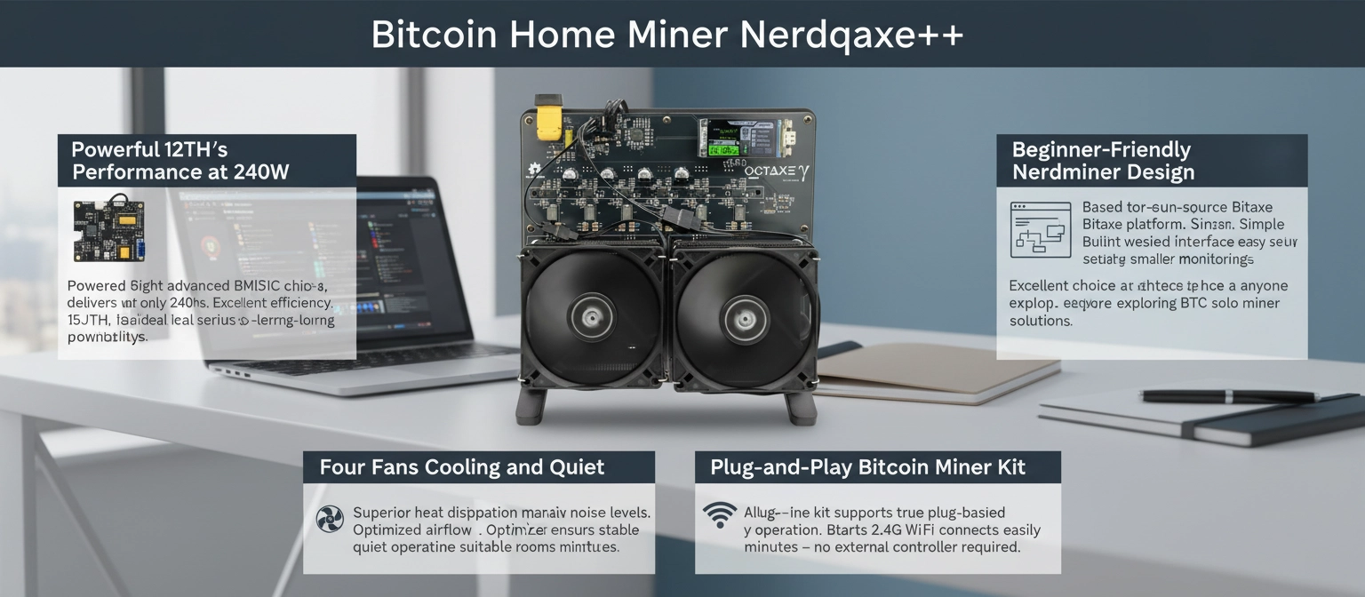  Bitcoin Home Miner Nerdqaxe++