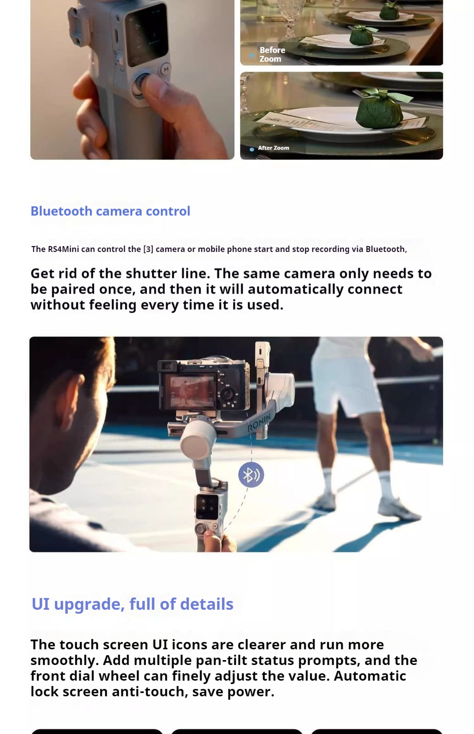 DJI RS4 Pro Detailed description