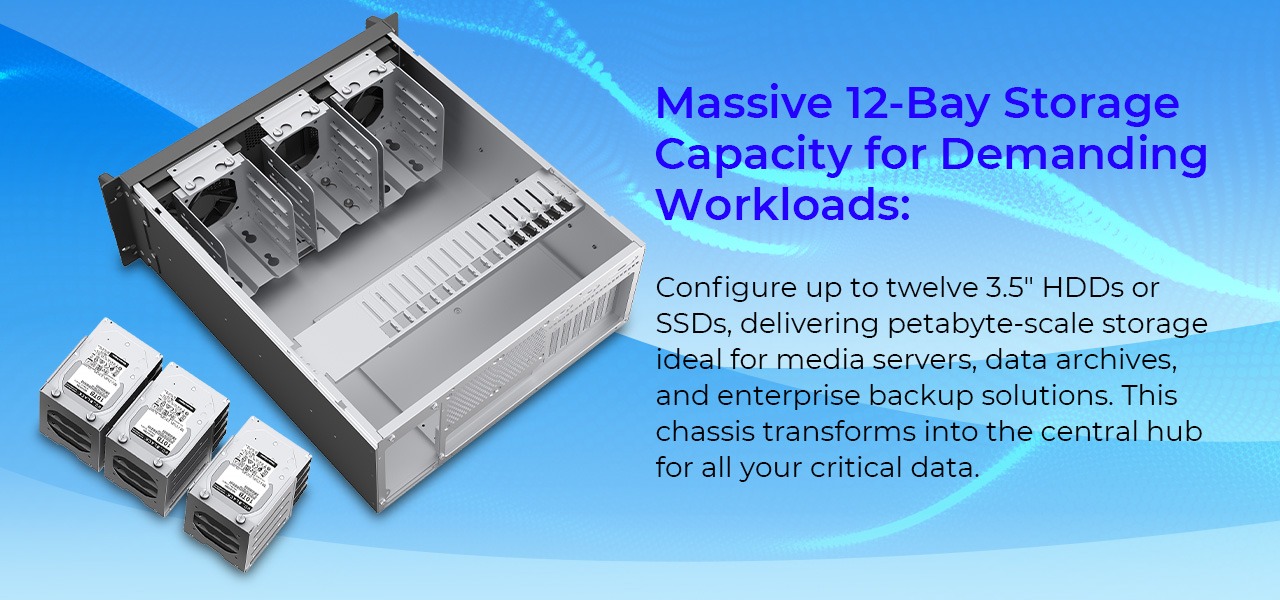 Rosewill RSV-R4012 4U Rackmount Server Chassis