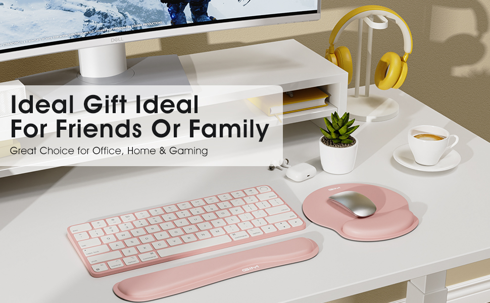 mouse pad with wrist support