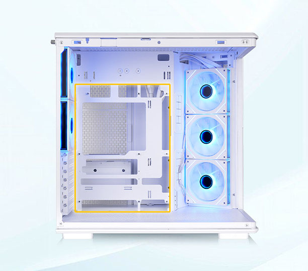 Thermaltake View 590 TG ARGB Mid Tower Case - Snow