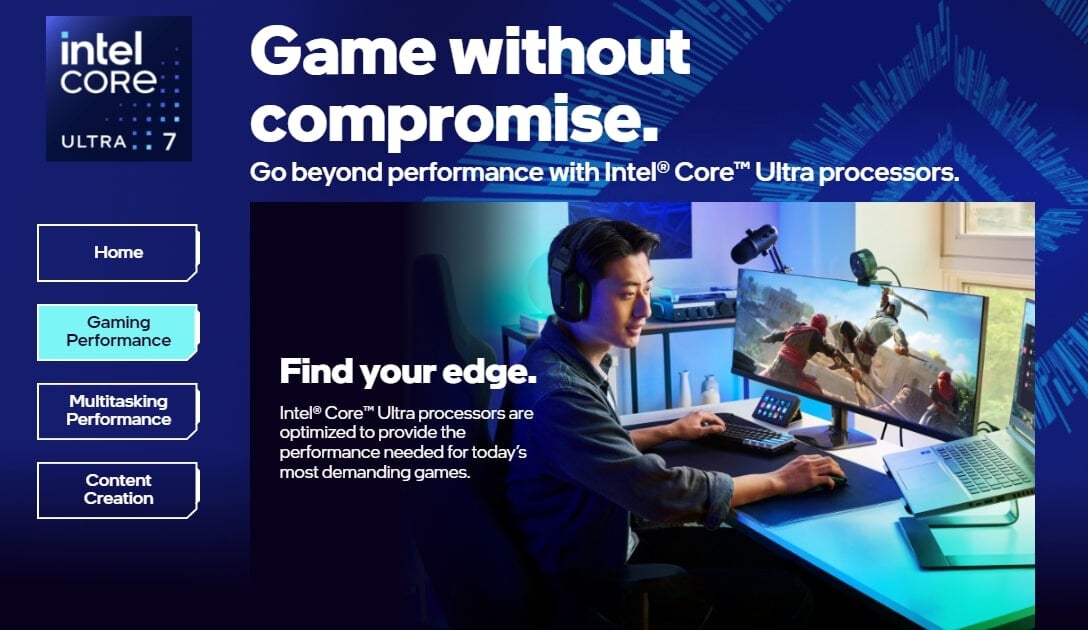 Intel Core Ultra 7 features
