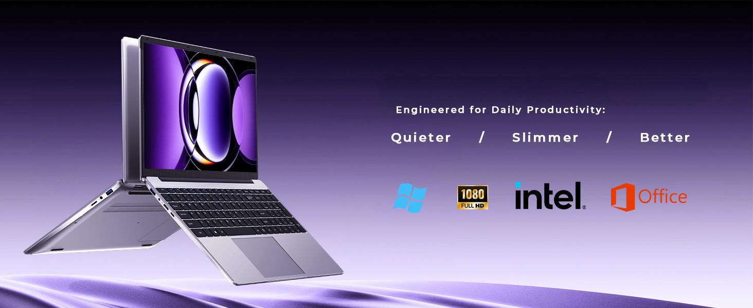 HILLSUSU MBOOK Y6 windows 11 pro laptop computer 15.6 inch with office for business