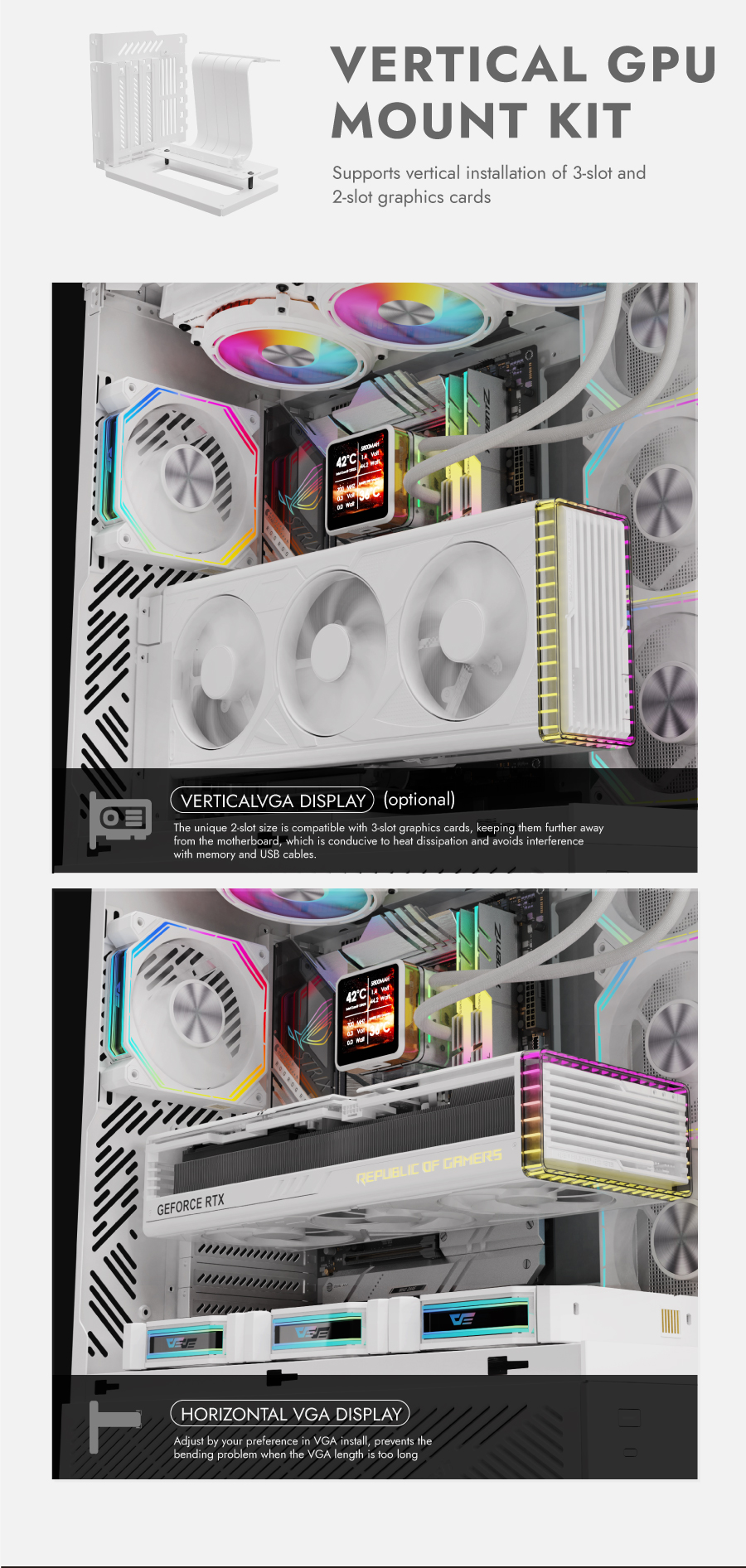 darkFlash DY460 ATX PC Case White